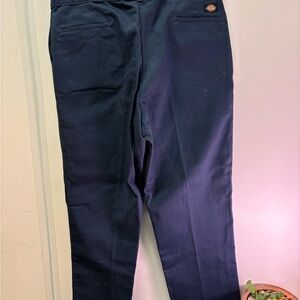 Men's Fleece Lines Navy Blue Pants